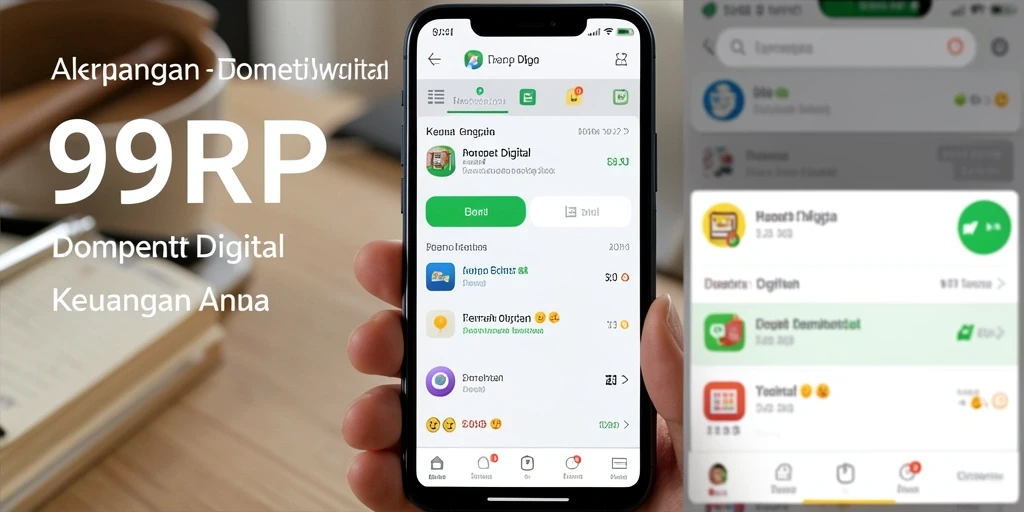 Tampilan antarmuka aplikasi 99RP yang modern dan mudah digunakan.