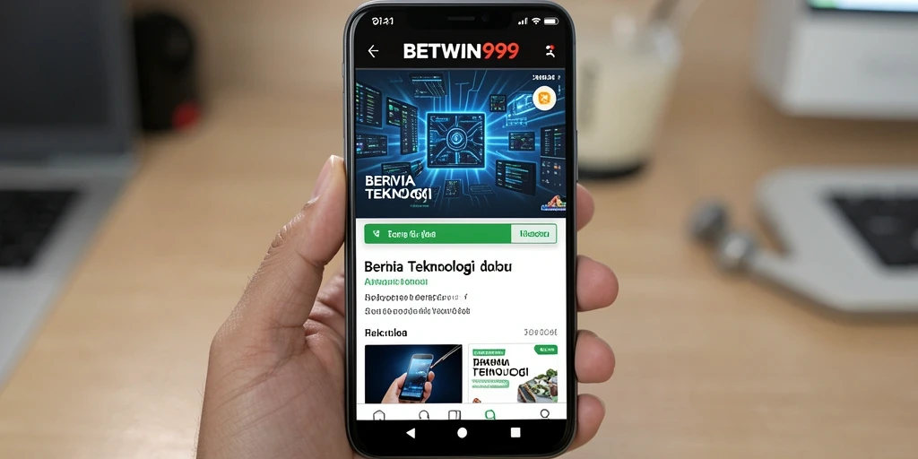 Antarmuka aplikasi BETWIN999 yang modern dan intuitif.
