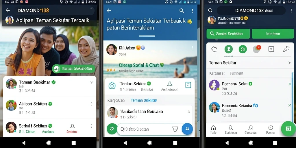 Antarmuka user-friendly DIAMOND138 untuk menemukan teman baru.