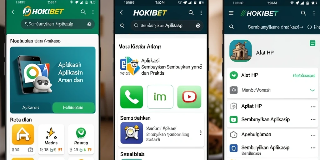 Tampilan antarmuka HOKIBET yang praktis dan efisien.