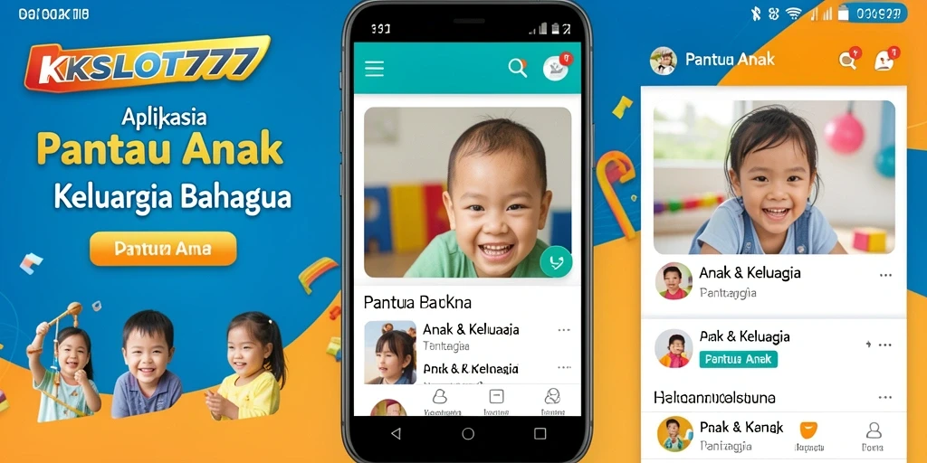 Screenshot KKSLOT777 menunjukkan antarmuka pemantauan anak yang intuitif.