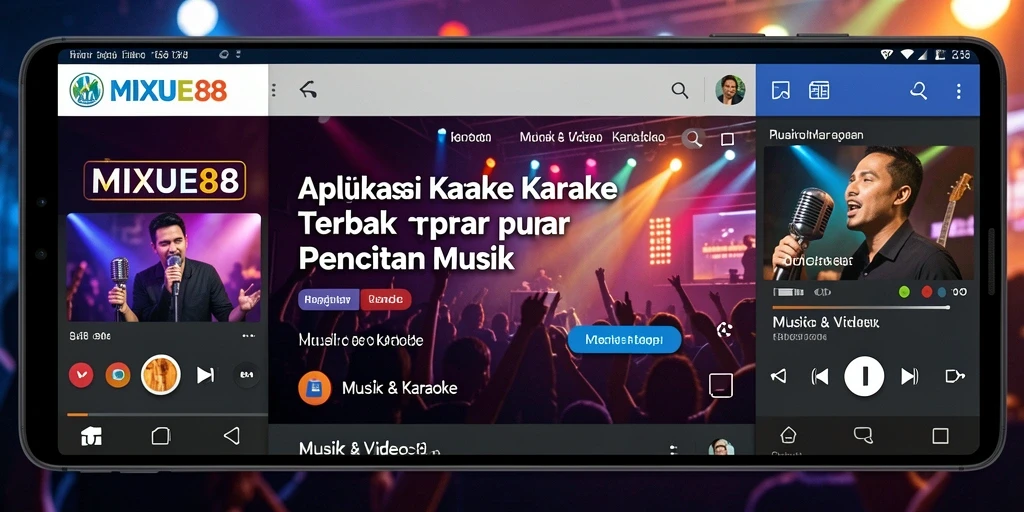 Antarmuka MIXUE88 yang menarik untuk karaoke seru.